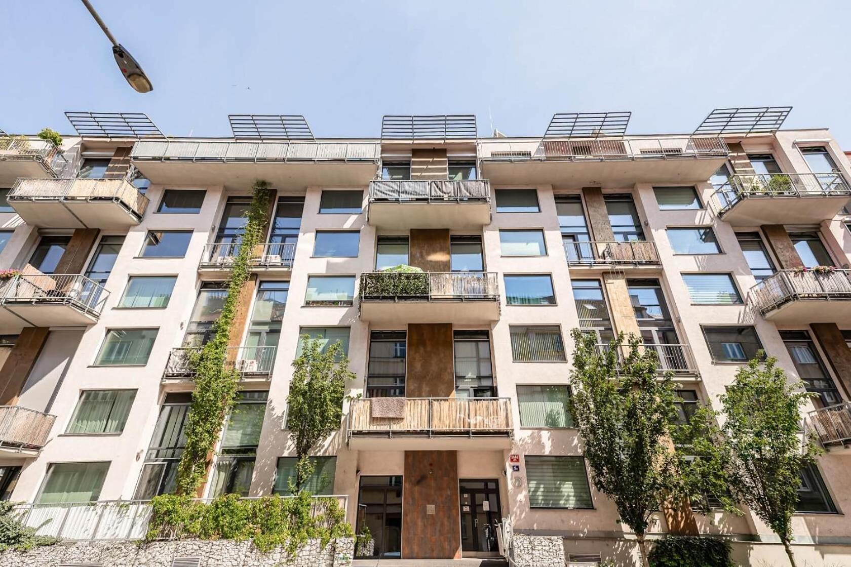 Apartments Palmovka Prag Exteriör bild
